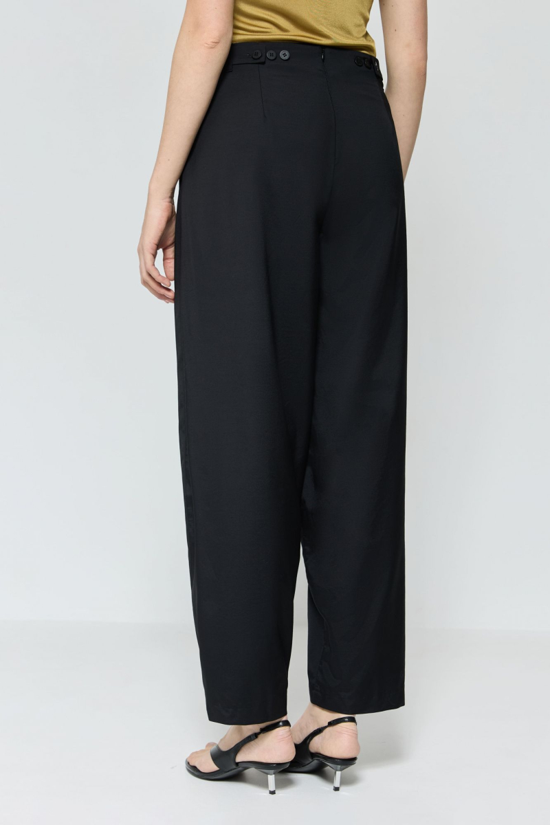 Брюки из тонкой шерсти AROUND, цвет: Черный, 2816_45WP01 купить онлайн