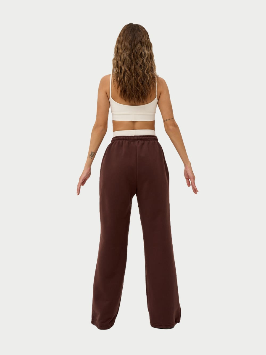 Брюки с застёжкой утепленные ONSI, цвет: chocolate,  купить онлайн