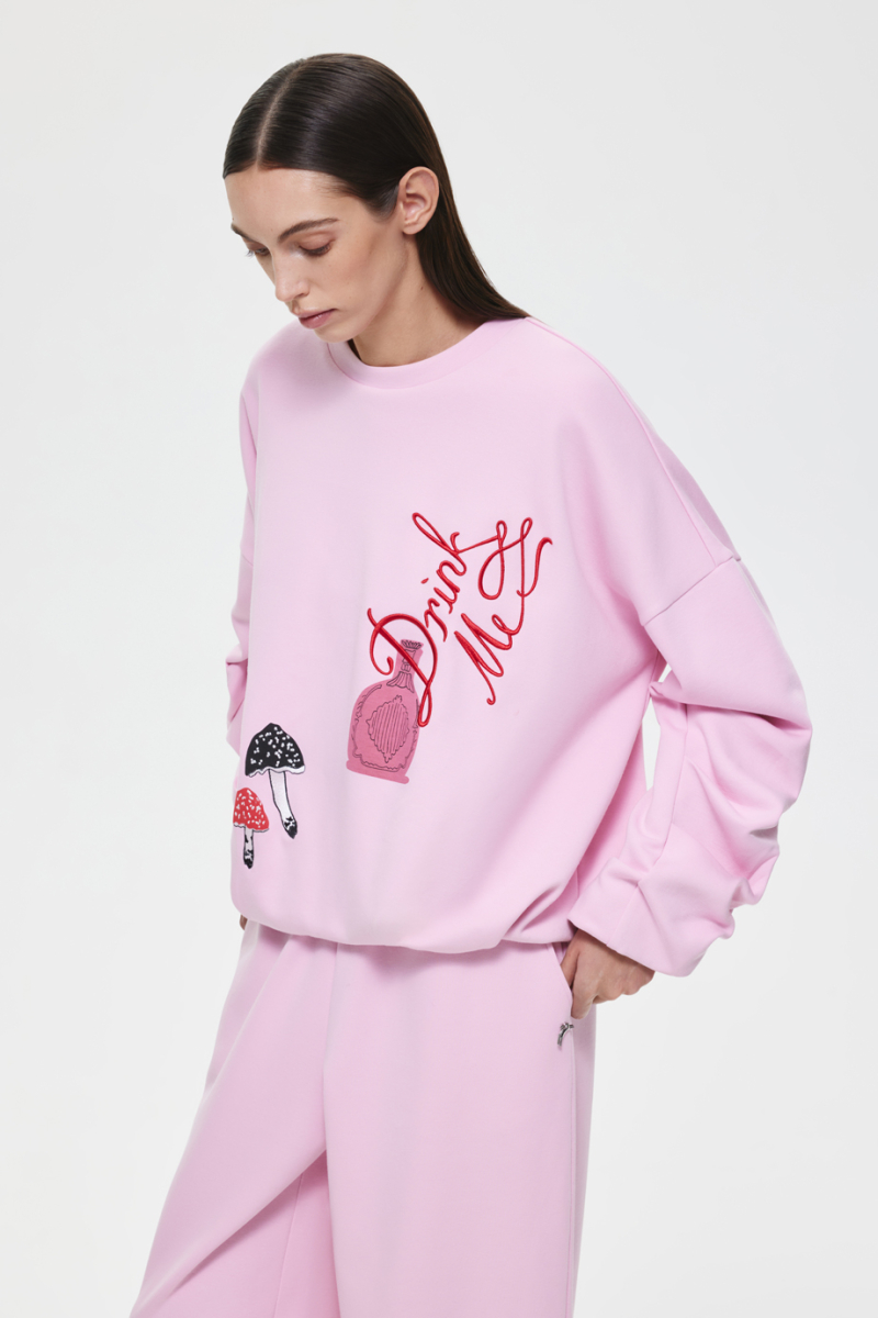 Толстовка DREAMS BY ALENA AKHMADULLINA, цвет: розовый, 225103160404427/410000 купить онлайн