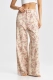 Джинсы Floral Beige