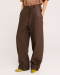 Брюки из экокожи BROWN Anmuse, цвет: коричневый, TR25W183-CF купить онлайн