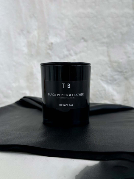 Свеча ароматическая BLACK PEPPER & LEATHER