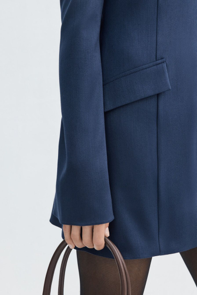 Платье с декоративными клапанами TOPTOP, цвет: синий, TT.010.16946.620.02916 купить онлайн