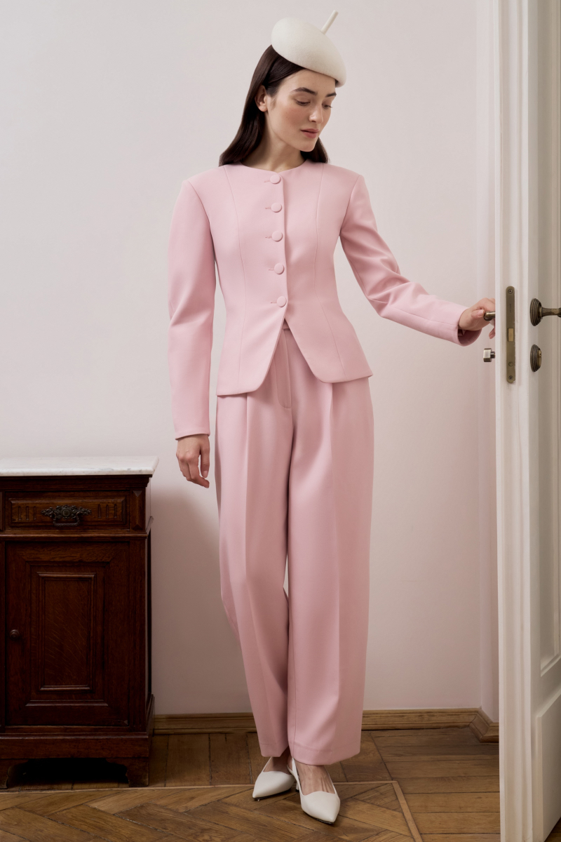 Брюки О-силуэта Charmstore, цвет: розовый, 101-461103-221 купить онлайн