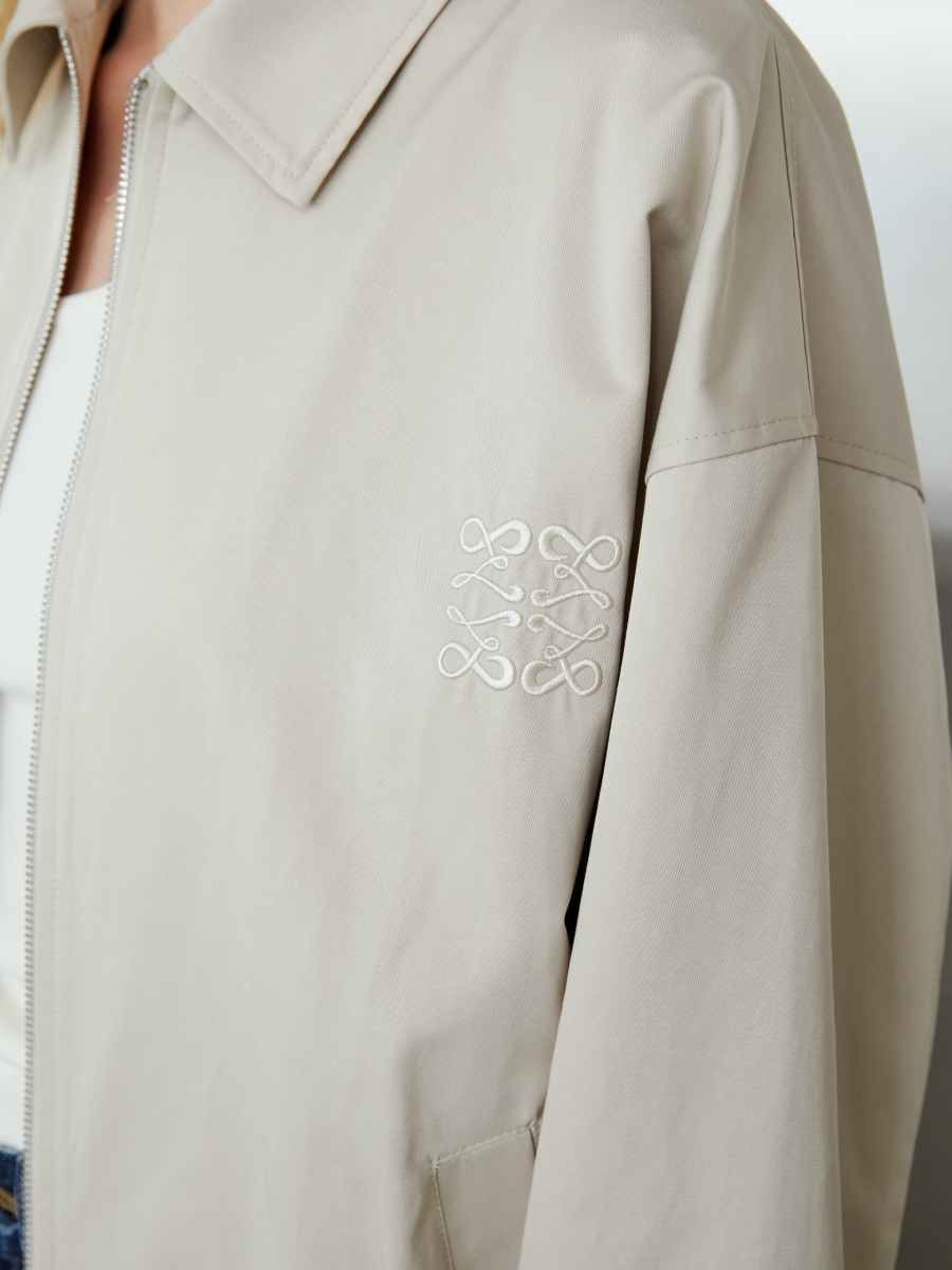 Бомбер Marou, цвет: бежевый, Mar7_2504 купить онлайн