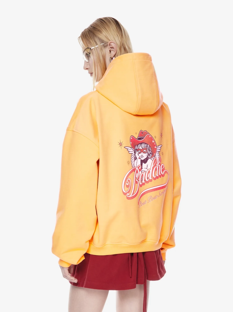 Худи с принтом "Бадди" POST POST SCRIPTUM, цвет: Желтый, 1125.009.00.14.701 купить онлайн