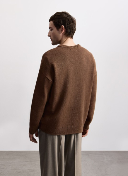 Свитер жаккардовый ALL WE NEED, цвет: коричневый, 2603M3517-19 купить онлайн