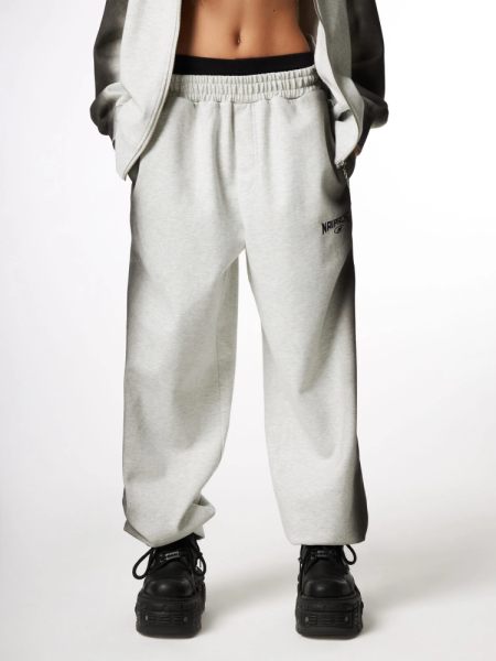 Брюки Naipache crew pants U NAIPACHE, цвет: серый,  купить онлайн