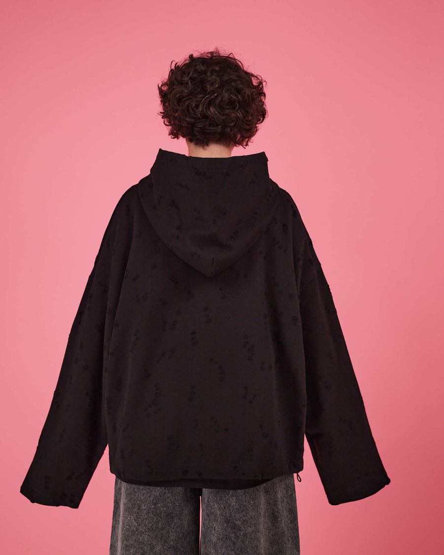 Табуха с затяжками рванка TABOO, цвет: Черный, TsZ06 купить онлайн