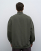 Свитшот с воротником на молнии Dusty Eucalyptus BUCHNER, цвет: хаки, SW0123019KH купить онлайн
