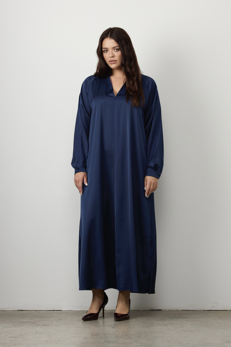 Платье-туника с длинным рукавом 4forms, цвет: темно-синий, 65350 купить онлайн