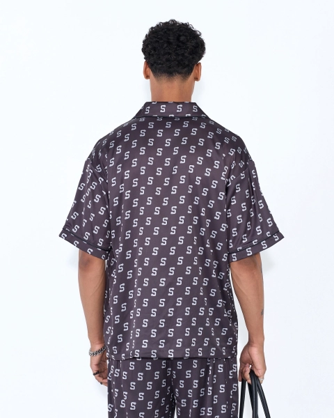 Рубашка МОНОГРАМА ASIA ST 71, цвет: Черный, Ast71.shirt-satin-bl купить онлайн