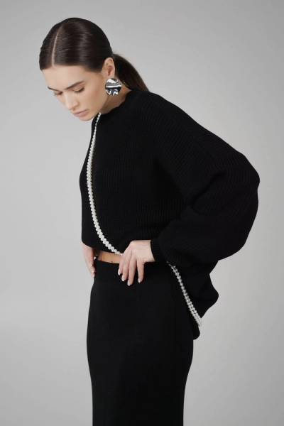 Юбка из хлопка длины макси Y.SO, цвет: black,  купить онлайн