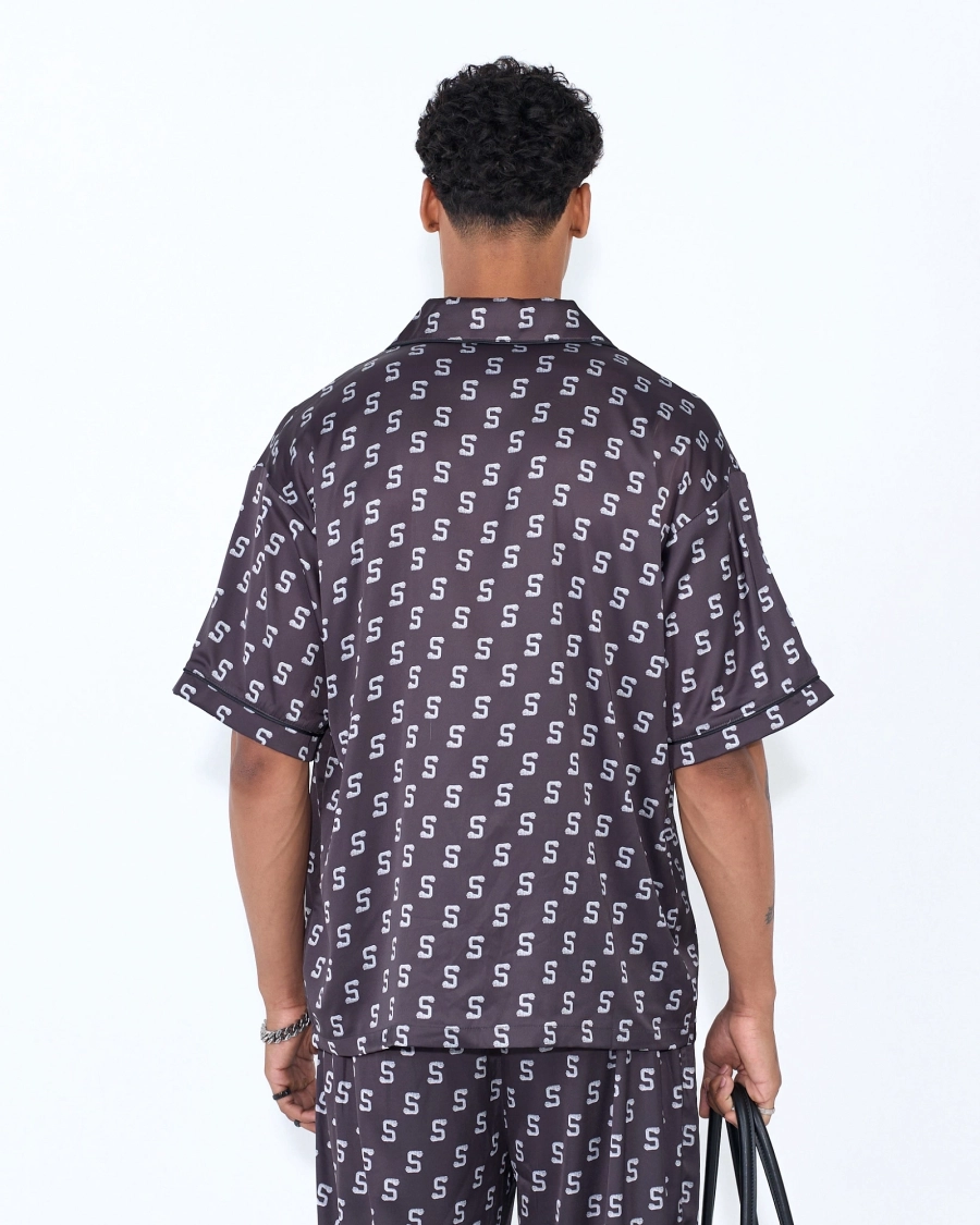 Рубашка МОНОГРАМА ASIA ST 71, цвет: Черный, Ast71.shirt-satin-bl купить онлайн