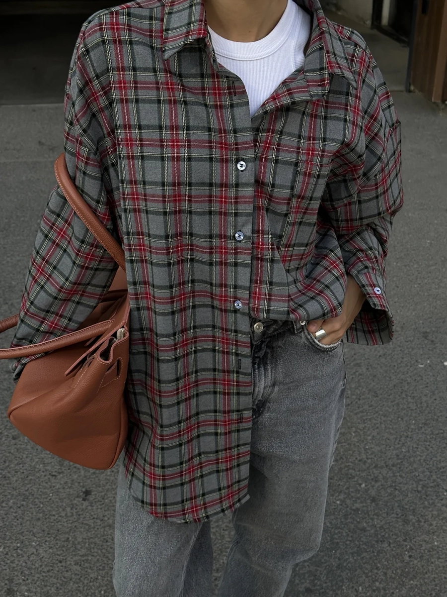 Рубашка "OLD SCHOOL" MIARTLAND, цвет: серый, НФ-00000107 купить онлайн