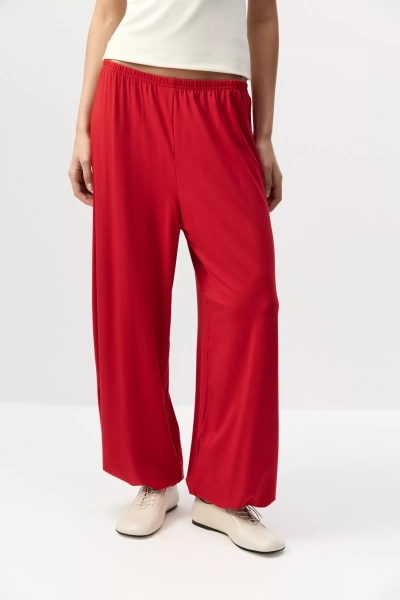 Джоггеры из вискозы Charmstore, цвет: красный, 201-35065-440 купить онлайн