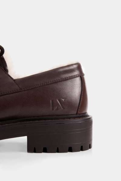 Топсайдеры из натуральной кожи Lera Nena, цвет: коричневый LN.307.17871.700 купить онлайн