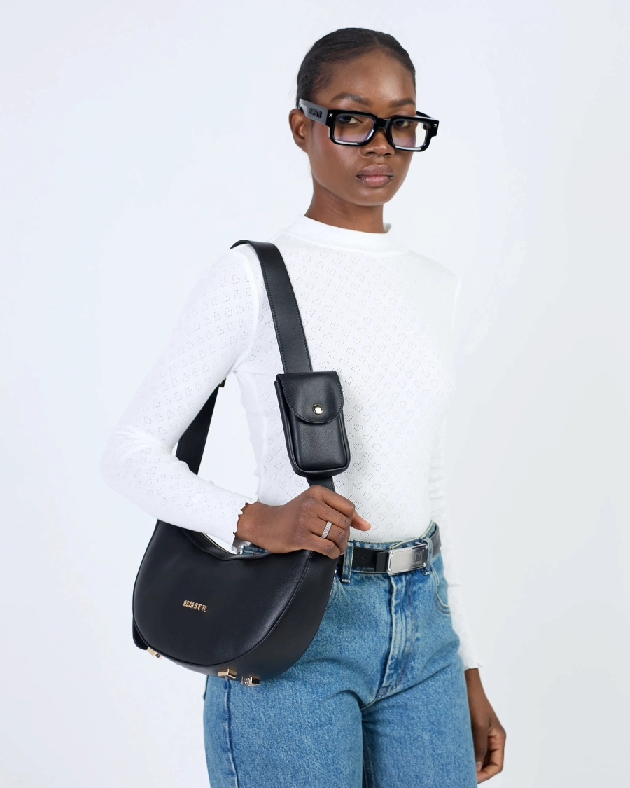 Сумка MINI HOBO BAG BLACK ASIA ST 71, цвет: Черный Ast71.bag-hobo-mini купить онлайн