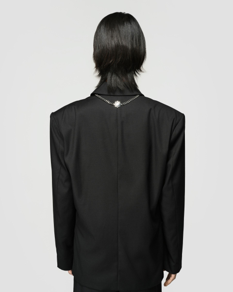 Пиджак Silver Georgian Sun Jacket Berhasm, цвет: Черный, bla24-9-black купить онлайн