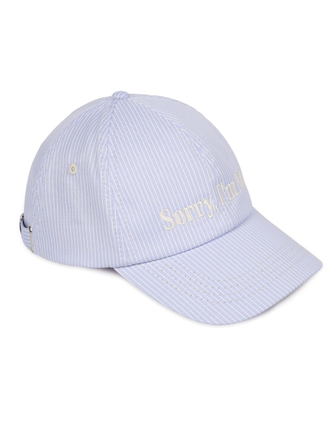 Кепка в полоску SORRY, I’M NOT, цвет: голубой  купить онлайн