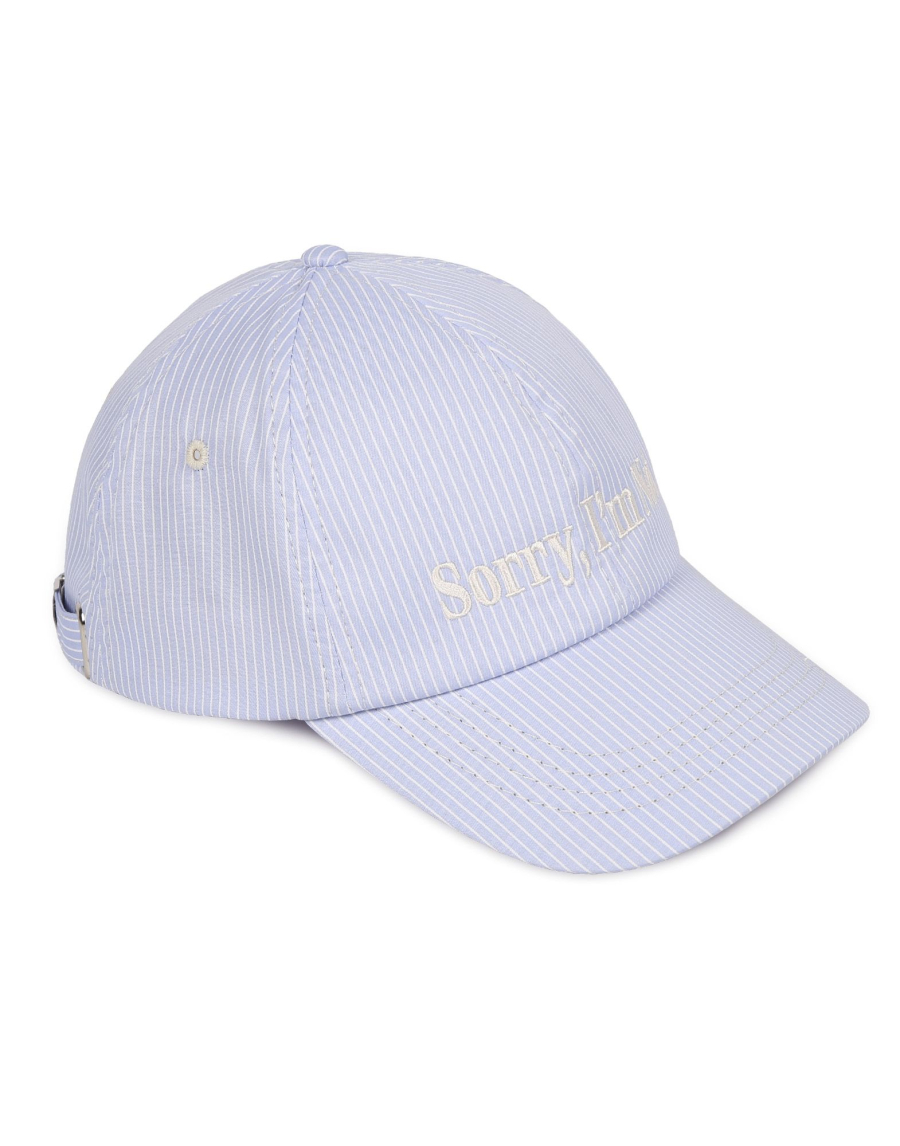 Кепка в полоску SORRY, I’M NOT, цвет: голубой  купить онлайн