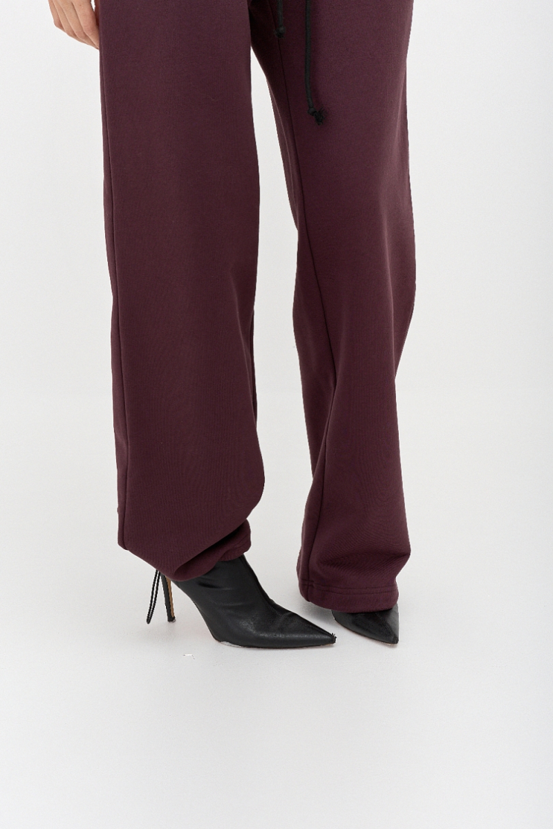 Брюки утепленные Ricoco, цвет: сливовый, 6098/3 купить онлайн