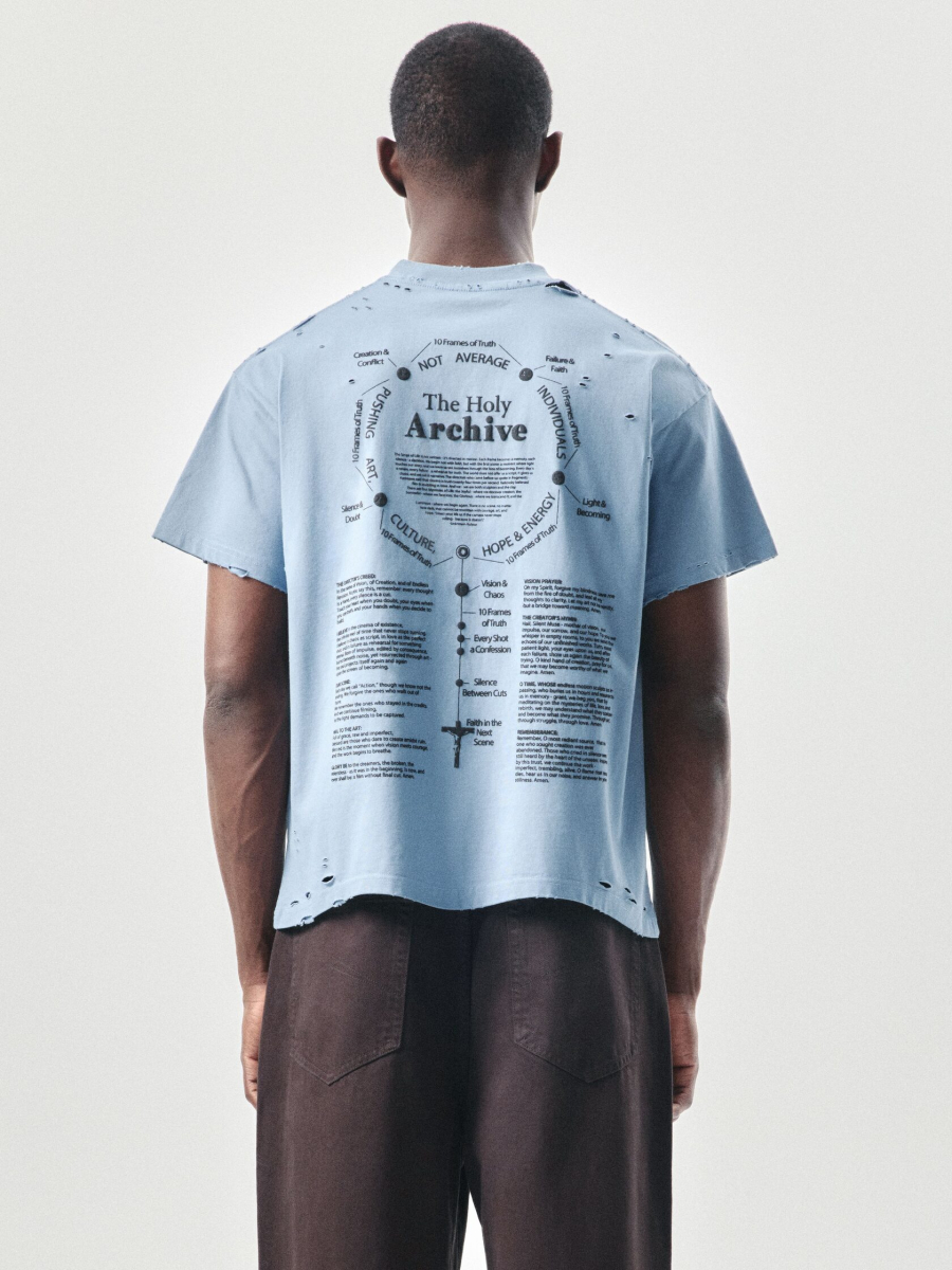 Футболка Священный архив NAIPACHE, цвет: синий, 2611005200 купить онлайн