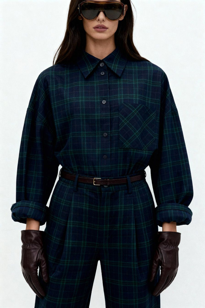 Рубашка из смесовой вискозы