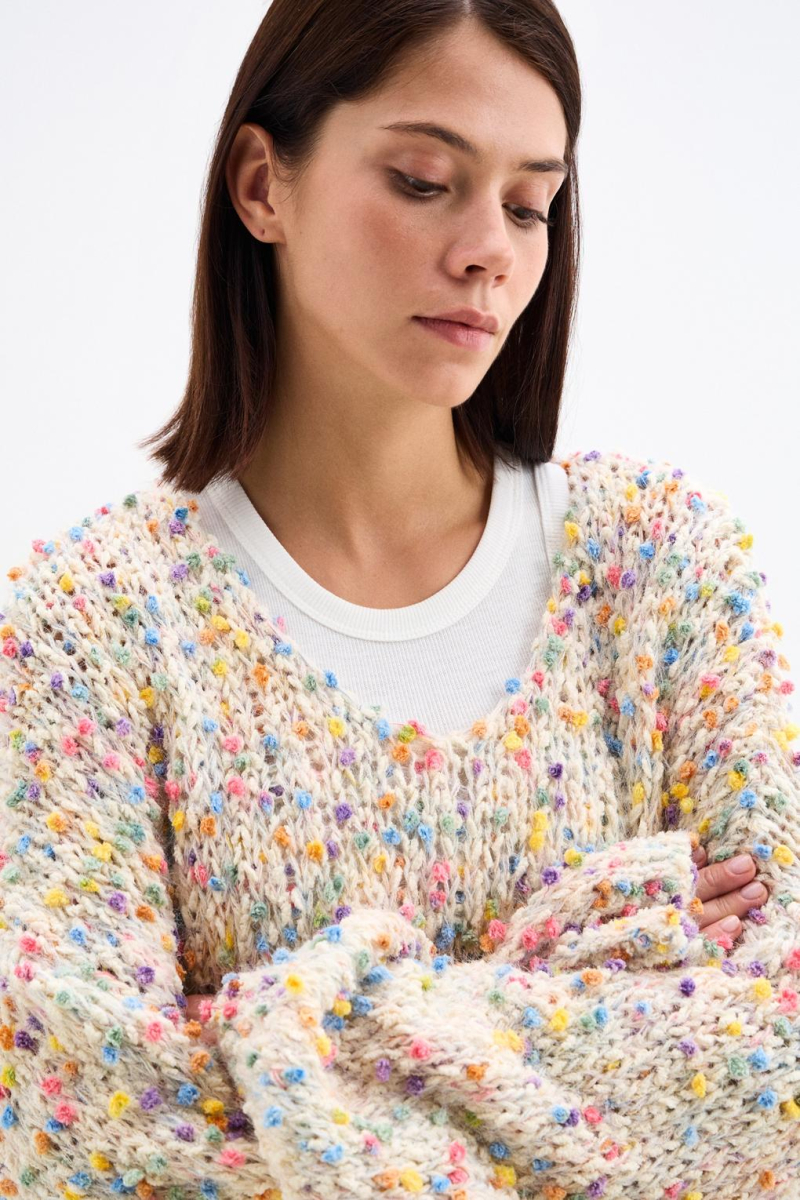 Свитер RASEL ENEVOO, цвет: бежевый, 02488 купить онлайн