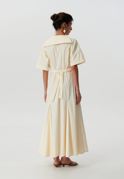 Платье из хлопка CHUBA, цвет: молочный, dress_primrose купить онлайн