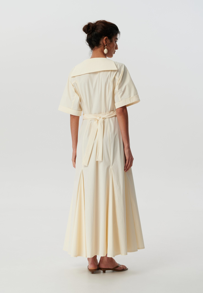 Платье из хлопка CHUBA, цвет: молочный, dress_primrose купить онлайн