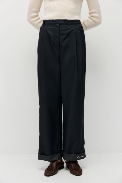 Брюки в мужском стиле с отворотами AROUND, цвет: чернильный, 289_40CV03 купить онлайн