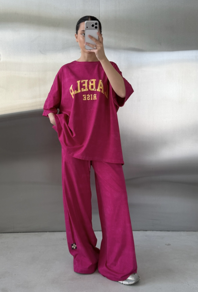 Футболка объемная Label .B, цвет: фуксия, Tp.04.5.0139.0226F купить онлайн