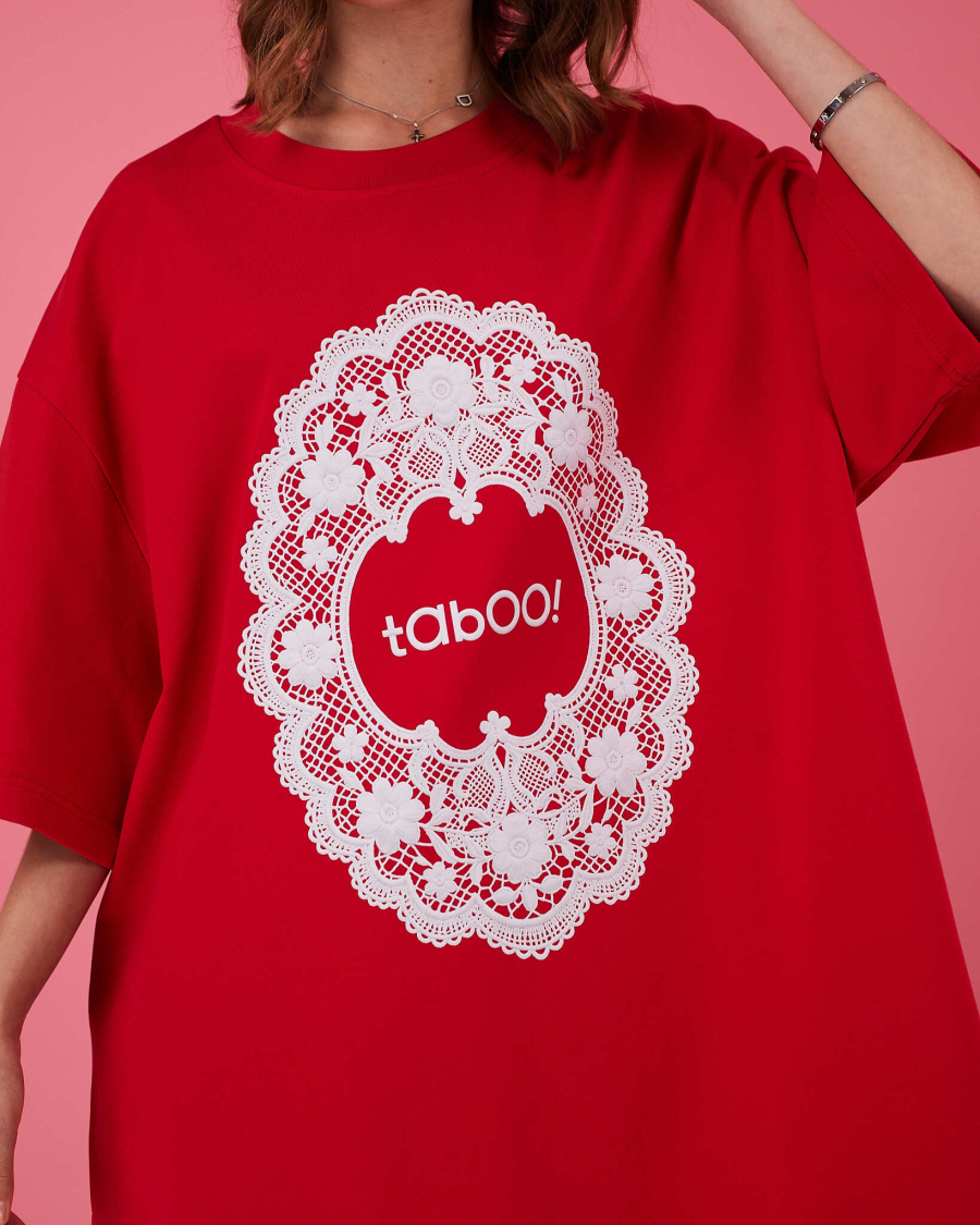 Футболка кружева TABOO, цвет: красный, TLaceRed купить онлайн