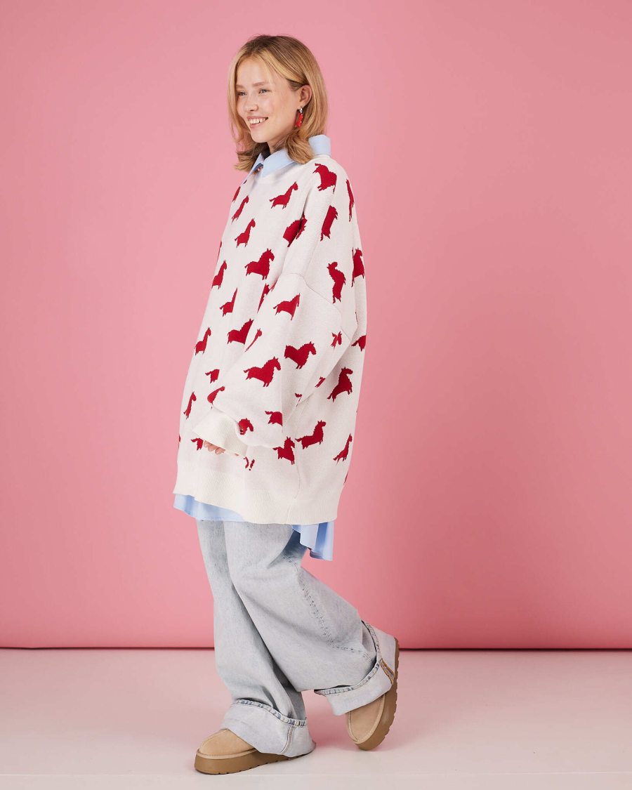 Свитер года TABOO, цвет: белый, svyear купить онлайн