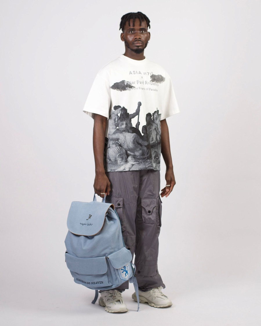 Рюкзак из канваса ASIA ST 71, цвет: голубой Ast71.Je-backpack-blue купить онлайн