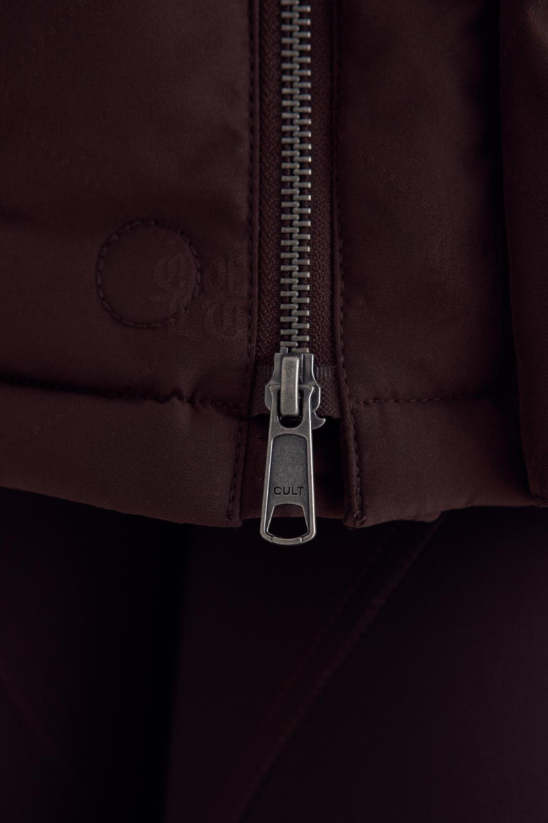 Пуховик Pattern CULT, цвет: коричневый, 73048 купить онлайн