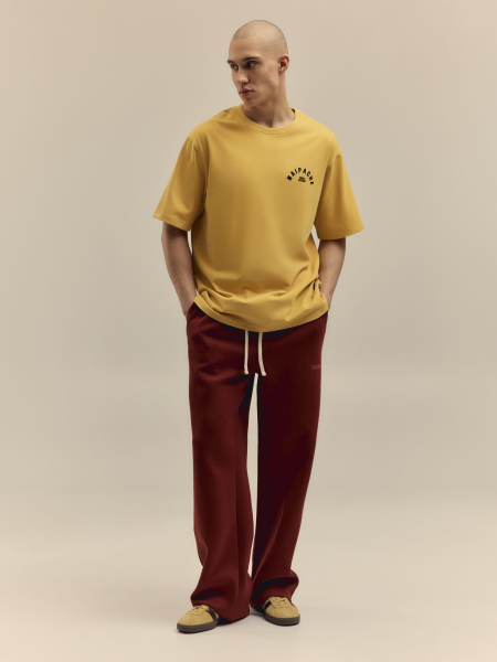 Брюки Straight Fit Pants NAIPACHE, цвет: Бордовый,  купить онлайн