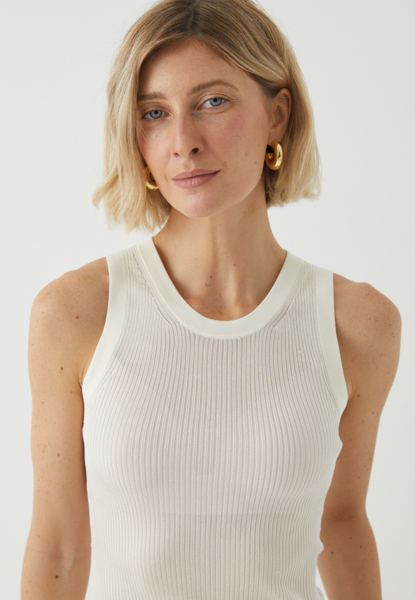 Топ-майка из вискозы Marou, цвет: молочный, Mar3_2526 купить онлайн