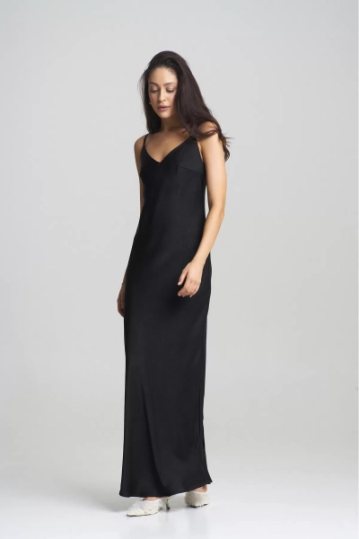 Платье на регулируемых бретелях Black Erist store, цвет: Черный, НФ-00002469 купить онлайн