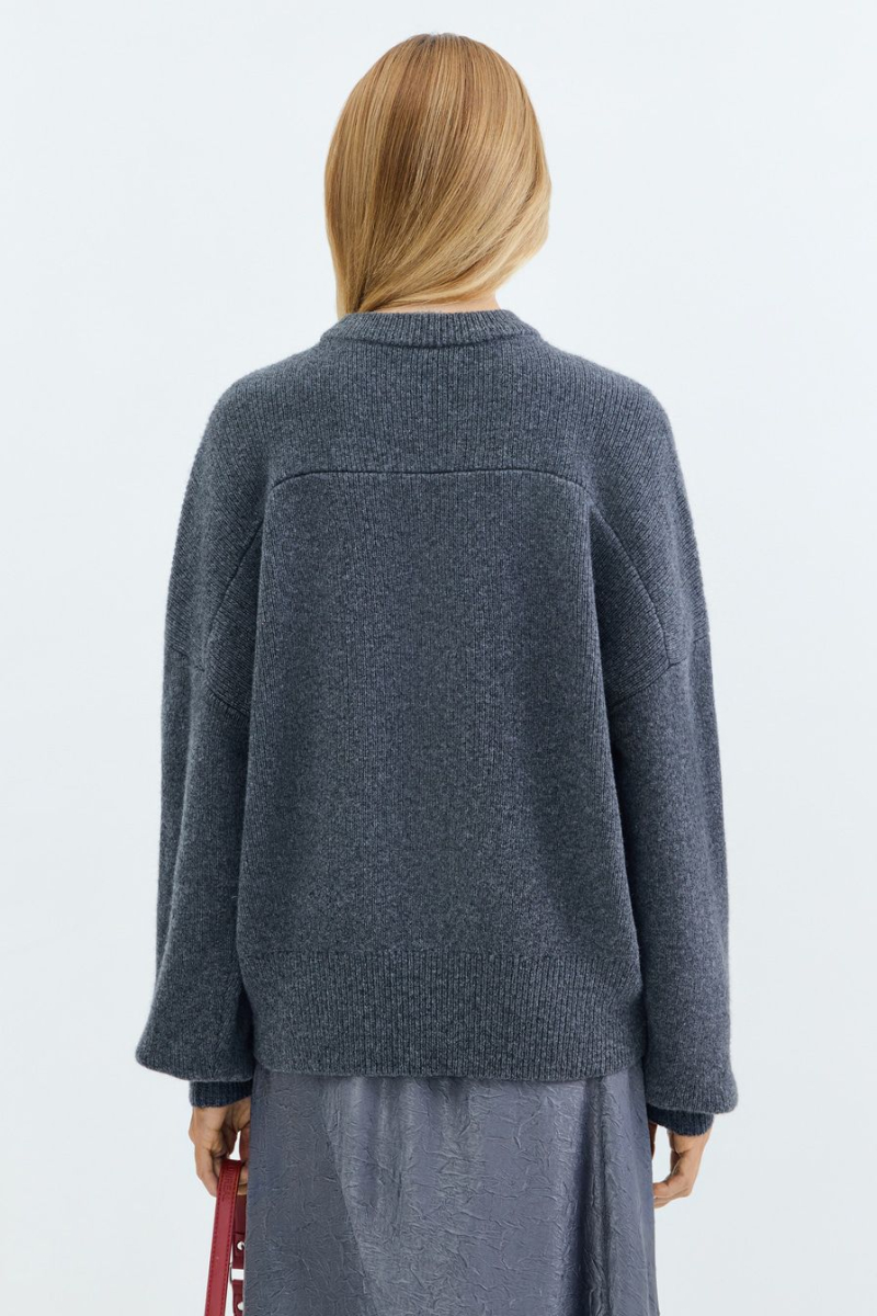 Джемпер из 100% шерсти TOPTOP, цвет: серый, TTS.050.15644.800 купить онлайн