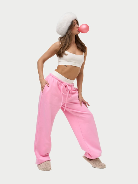 Брюки с начесом ONSI, цвет: PINK,  купить онлайн