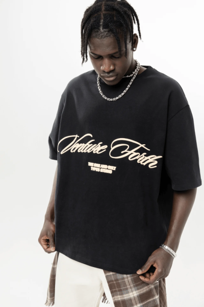 Футболка Black "venture forth T-Shirt"