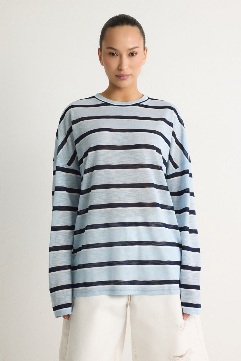 Лонгслив из смесовой вискозы