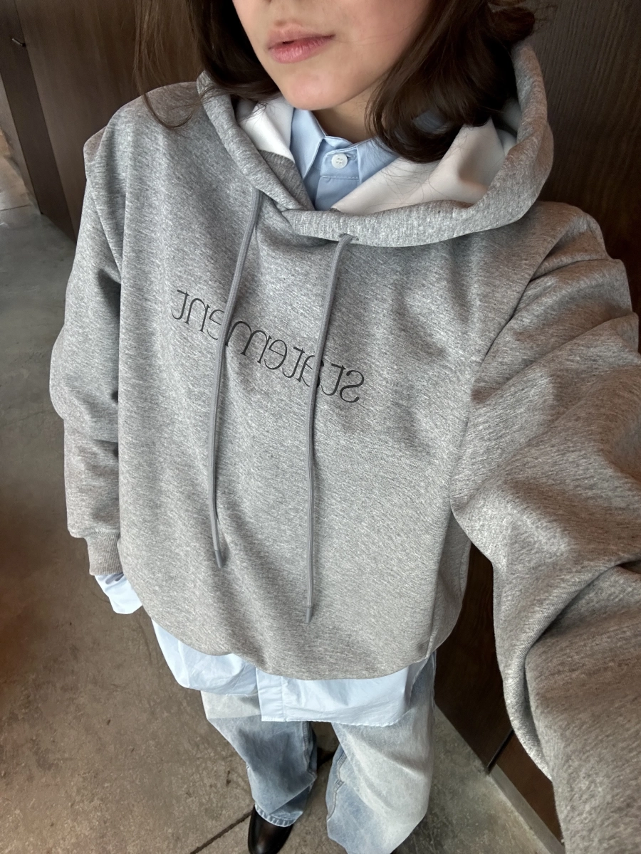 Худи утепленный essentials Ricoco, цвет: серый меланж, 7027/1 купить онлайн