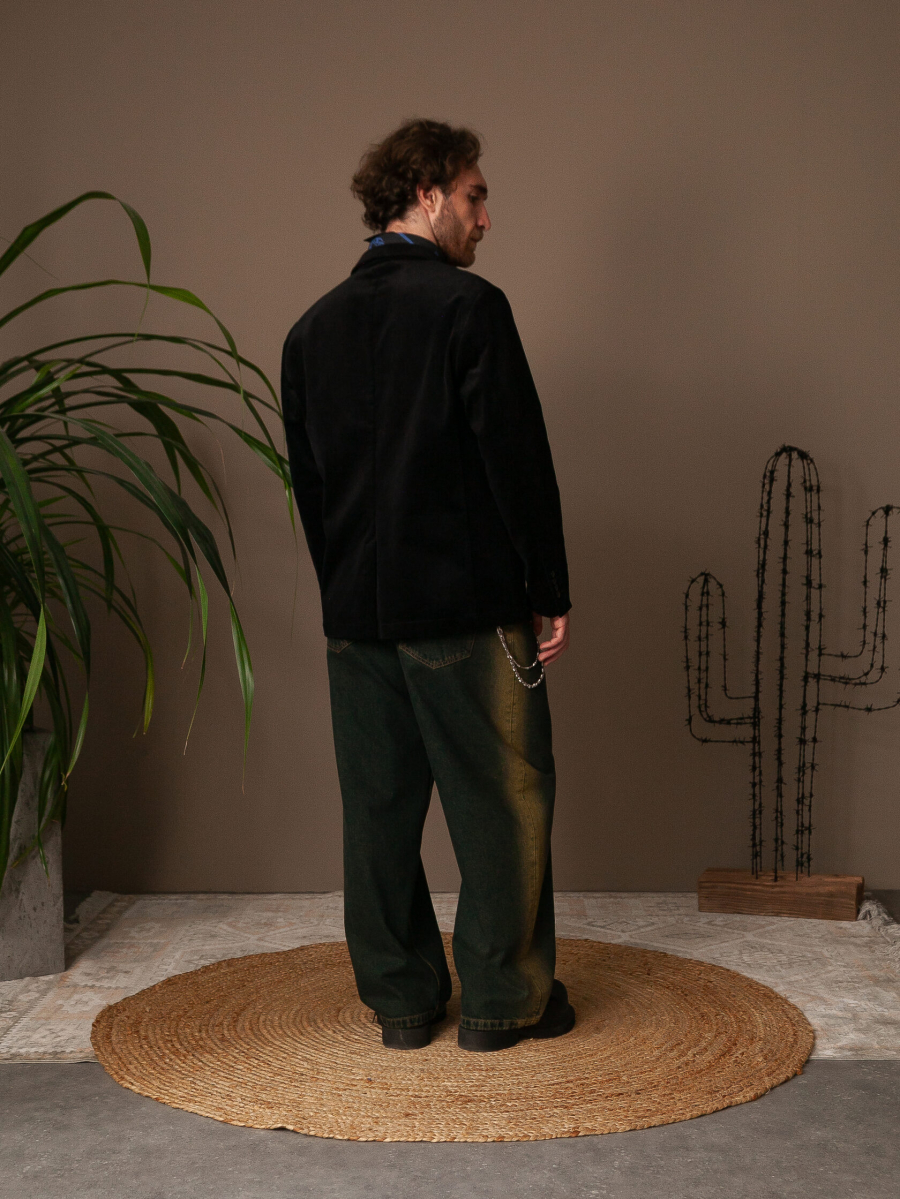 Пиджак вельвет SCANDALIS, цвет: Черный, Пиджак007а купить онлайн