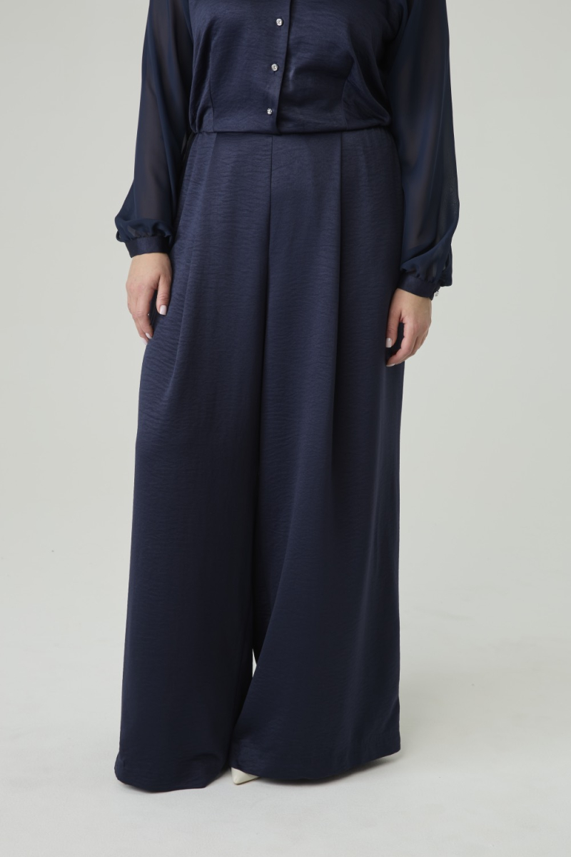 Комбинезон из атласной ткани 4forms, цвет: синий, 65521 купить онлайн