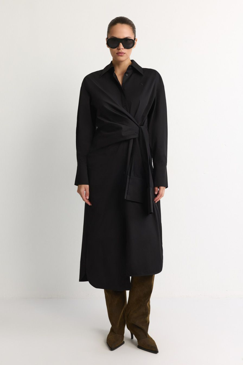 Платье из смесового хлопка