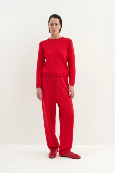 Брюки «Ото» Mankova, цвет: красный, SS26-004 купить онлайн