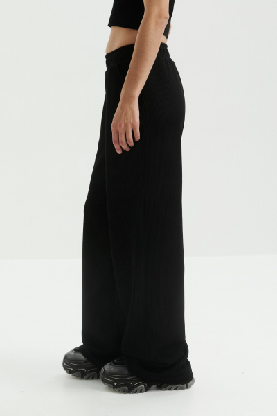 Брюки из трикотажа marte, цвет: Черный,  купить онлайн